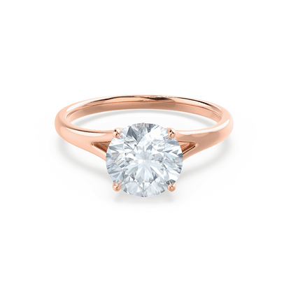 0.5 CT Round Solitaire Lab Grown Diamond Engagement Ring