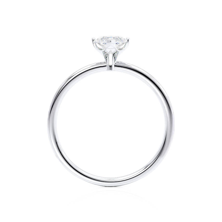 1 CT Marquise Solitaire  Lab Grown Diamond Engagement Ring