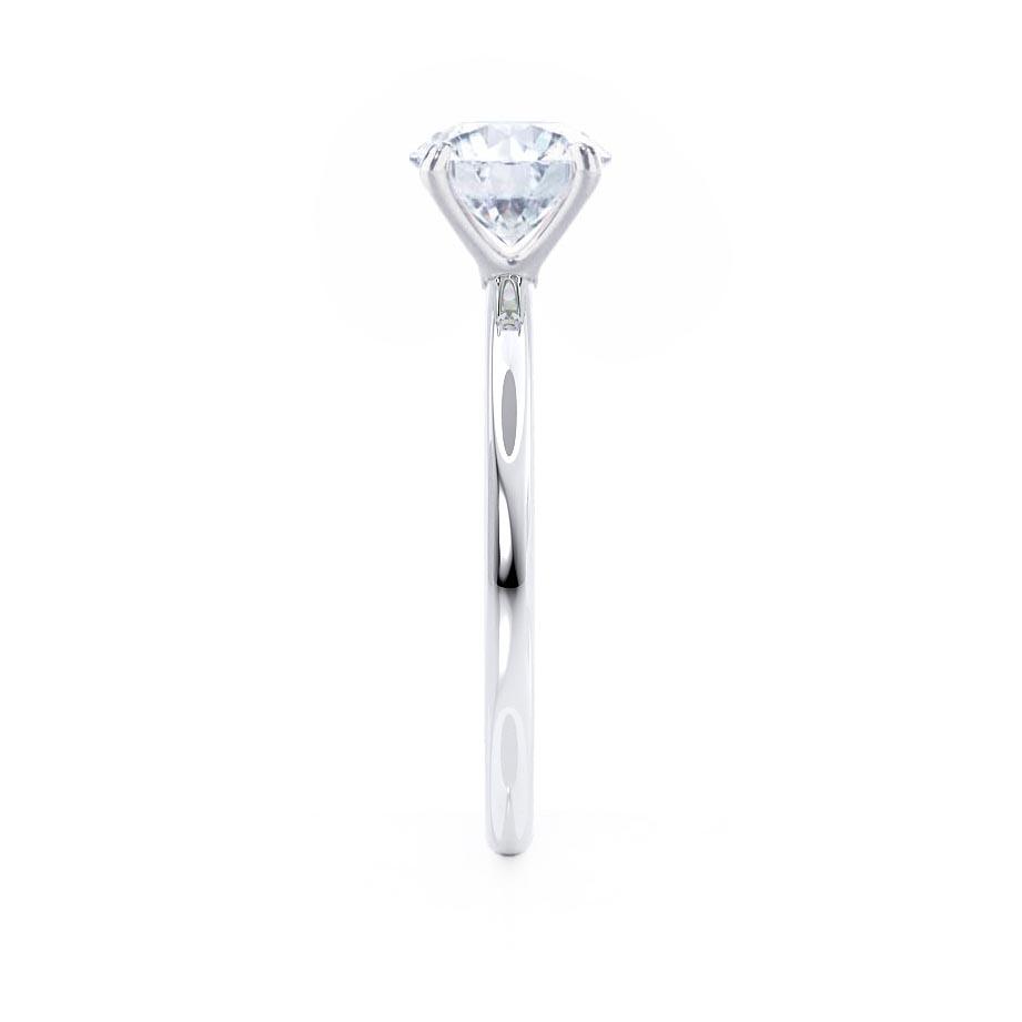 1.5 CT Oval Pave Lab Grown Diamond Engagement Ring
